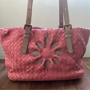 Vintage Bottega Veneta Intrecciato Marquise Flower Tote *RARE*